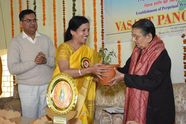 Vasant Panchami Celebration 2018 under the banner Maharishi World Peace Movement at Bhopal